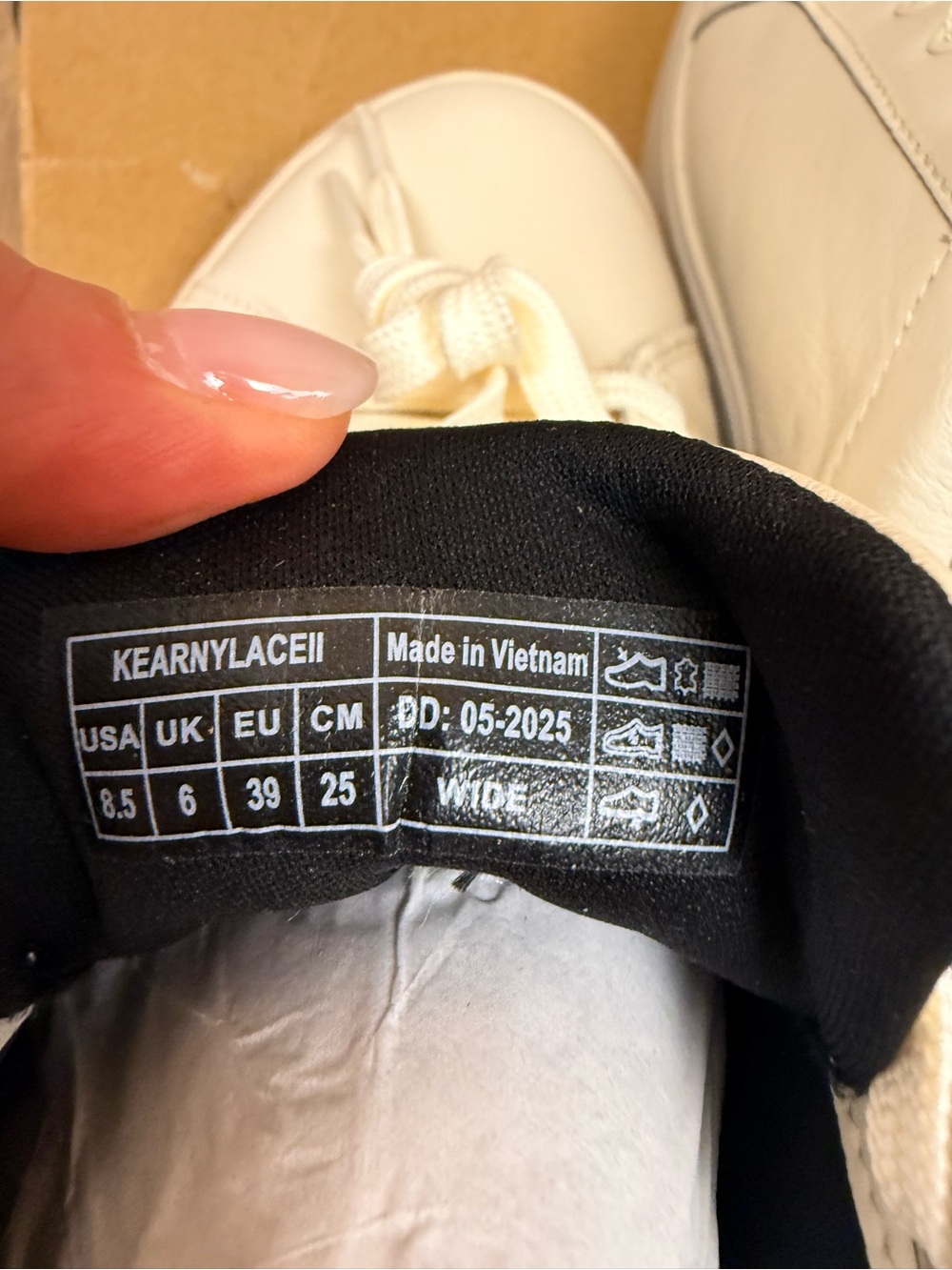 NIB Vionic Kearney Lace 2.0 Cream Women’s Size 8.5 Wide - Picture 8 of 10